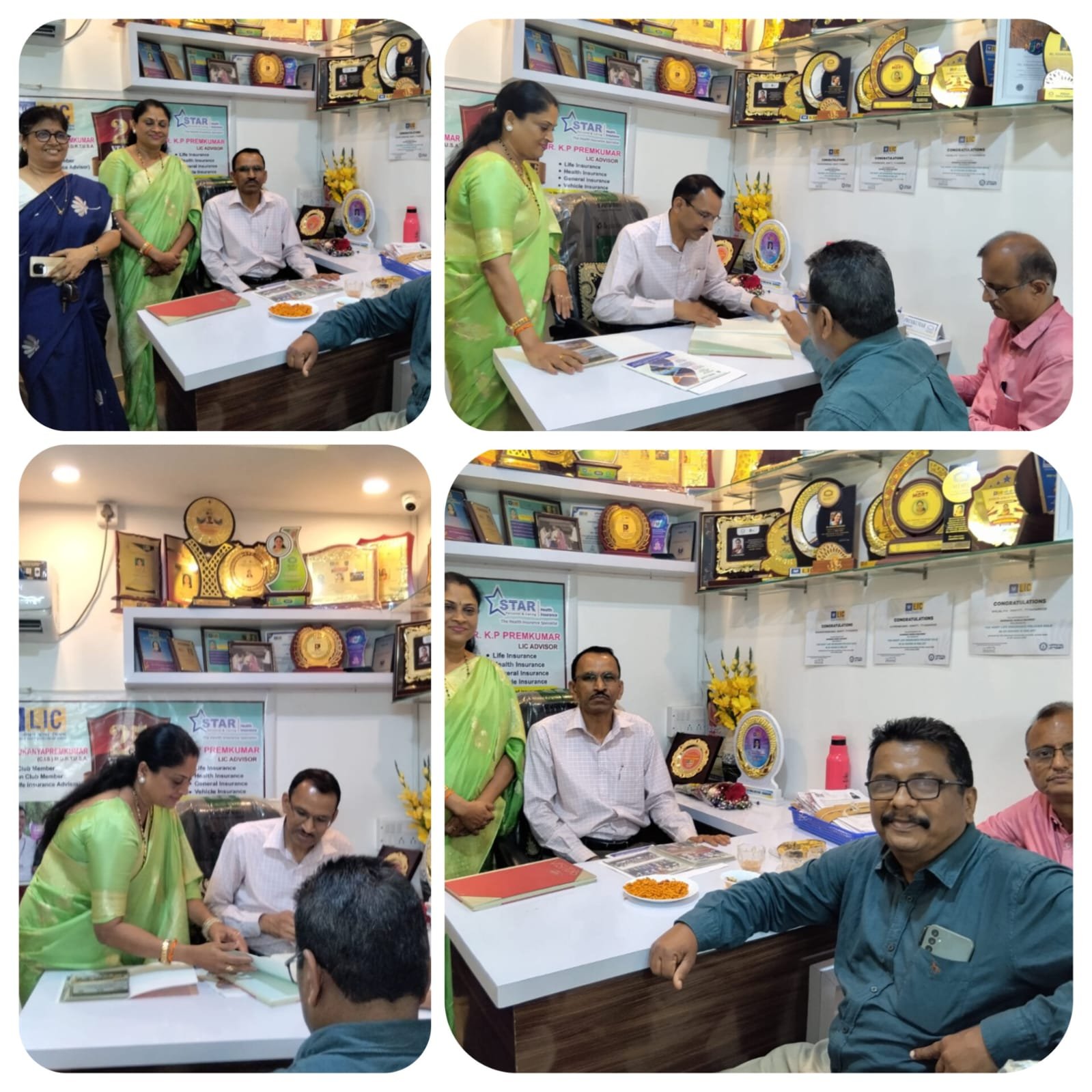 At the Office — Serving Clients